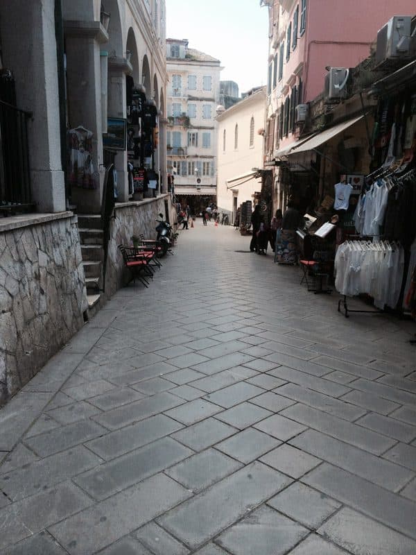 Πεζοδρόμηση Ιστορικού Κέντρου Κέρκυρας