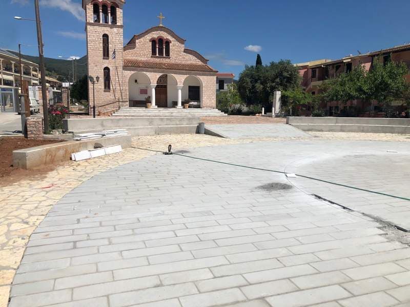 Πεζοδρόμηση Πλατεία Σύβοτα Θεσπρωτίας